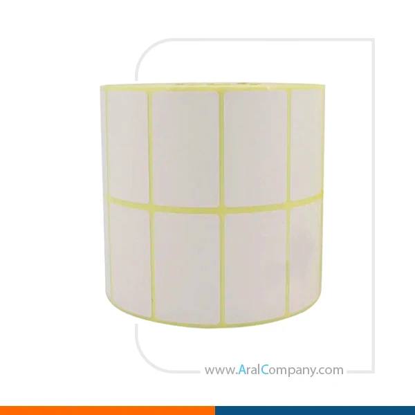 لیبل پی وی سی 50*30 تک ردیفه 3000 تایی