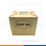 لیبل حرارتی تک ردیفه 50*25 رول 1000 تایی تصویر جعبه