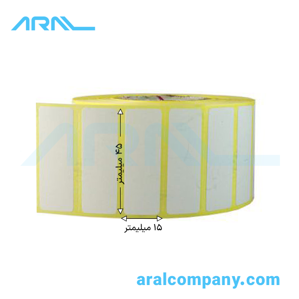 لیبل پی‌وی‌سی تک ردیفه 45*15 | 2000 تایی