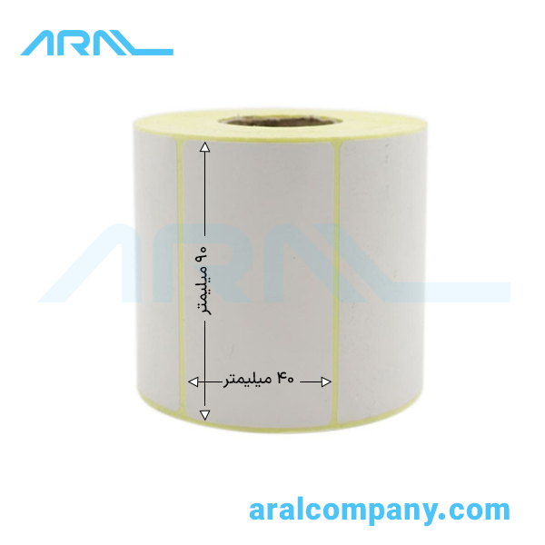 لیبل پی‌وی‌سی تک ردیفه 90*40 | 1000 تایی