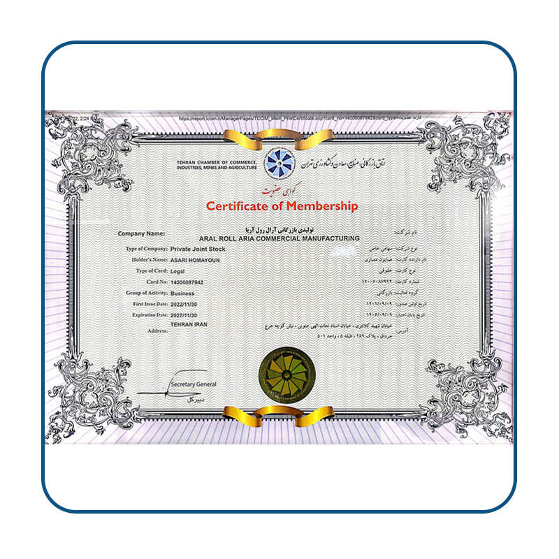 certificate of membership