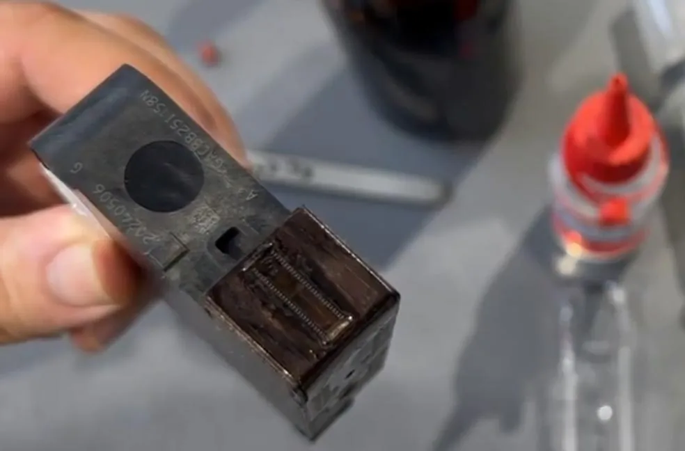 شارژ کارتریج جوهرافشان hp مرحله اول