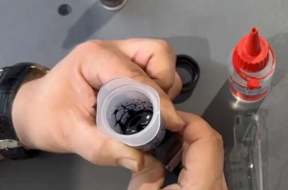 شارژ کارتریج جوهرافشان hp مرحله چهارم