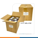 ریبون TTO 35mm × 600m برای بسته بندی پلاستیکی و ساشه تصویر جعبه
