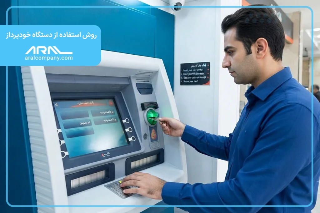 روش استفاده از دستگاه خود پرداز